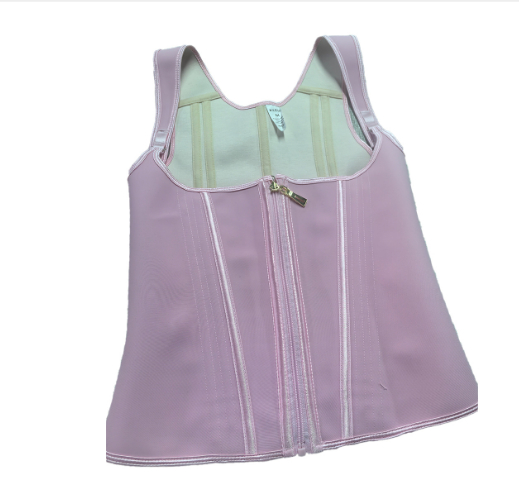 Double Compression Waist Trainer Corset with Bone Posture Supporter With Sleeves